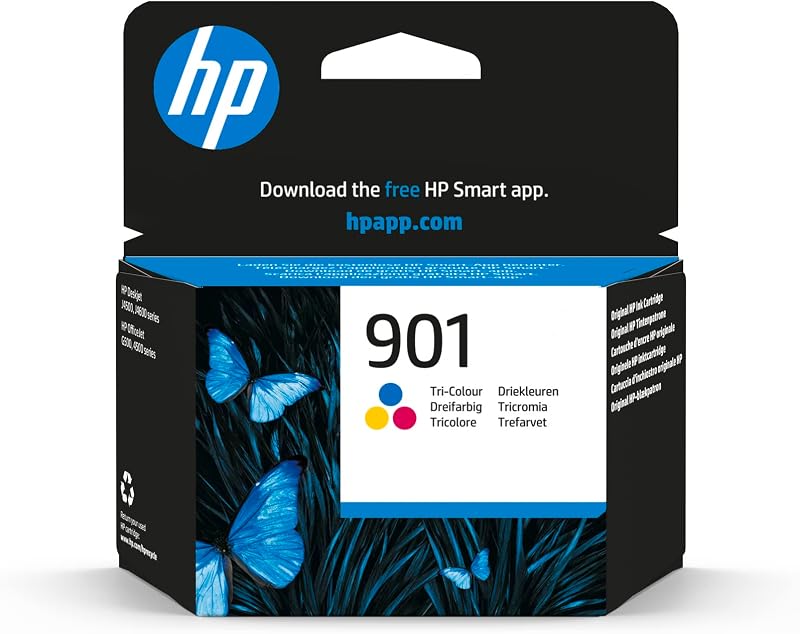HP 901 CC656AE Tri-Colour Ink Cartridge Original 360 Pages