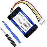 KOOAQQ Battery for Flip 5, New Upgraded (8500mAh) High Capacity Li-Polymer Battery Replacement Compatible with Flip 5 Bluetooth Speaker, P/N 1INR19/66-2 ID1060-B