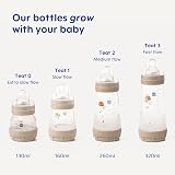 MAM Easy Start Anti-Colic Bottle Starter Set with Soother Blue 4x Bottles view 6
