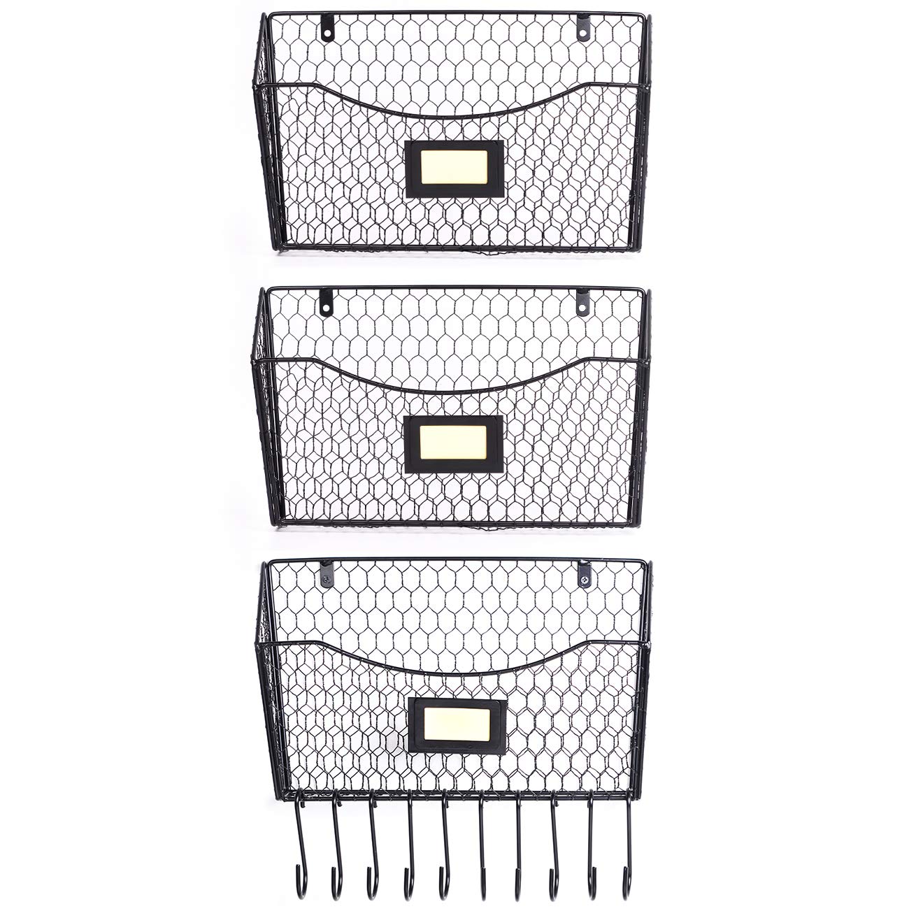 Best small desk baskets 2 pocket