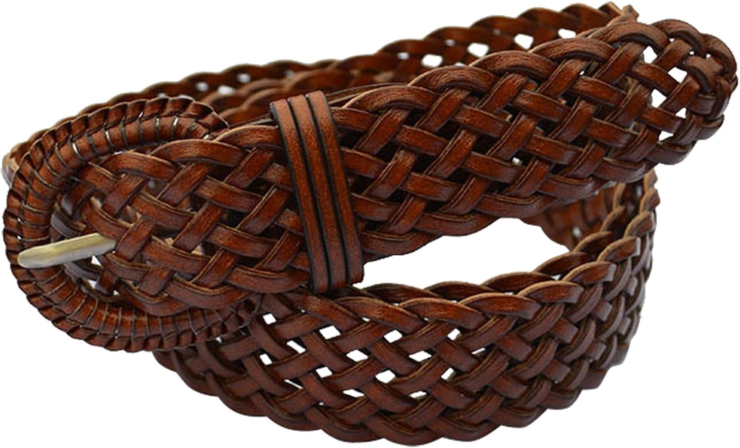 black woven belt womens