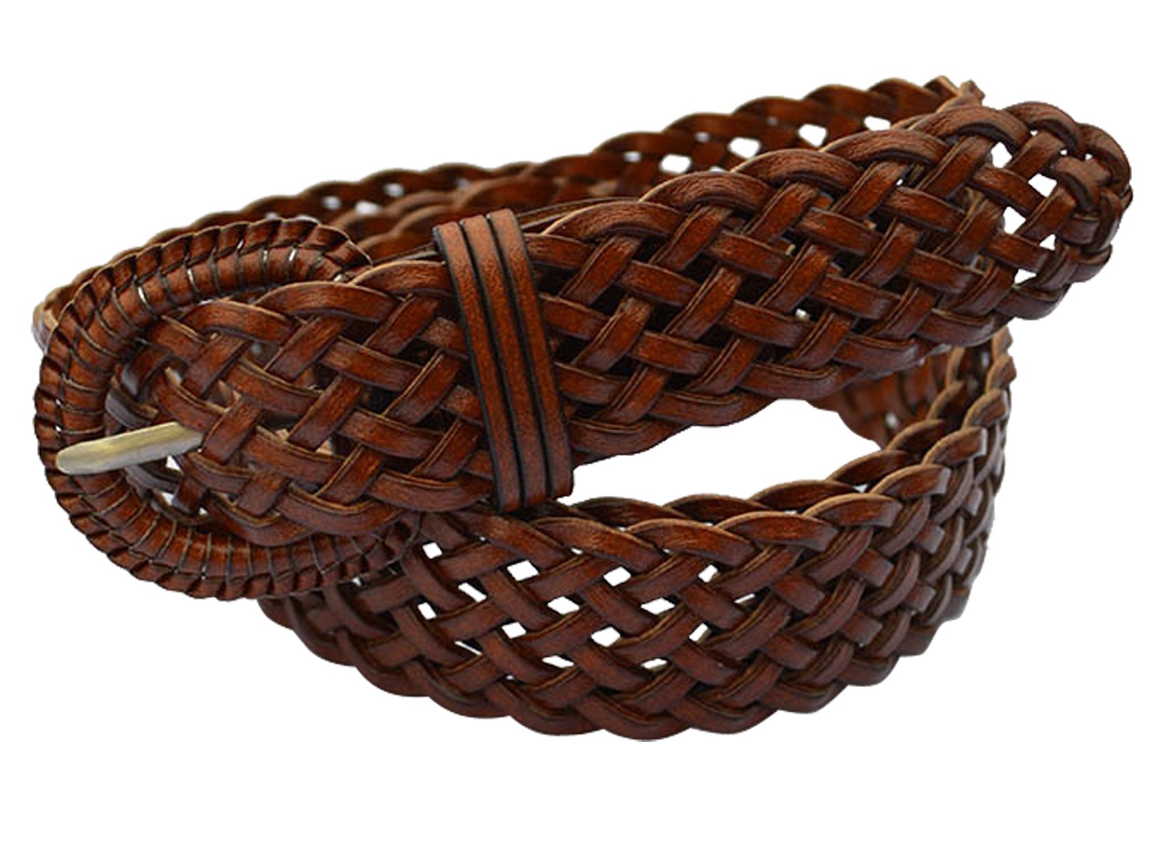 leather braided belts