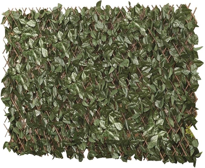 Artificial Ivy Hedge Trellis 0.6 x 1.8m Expandable Privacy Screening