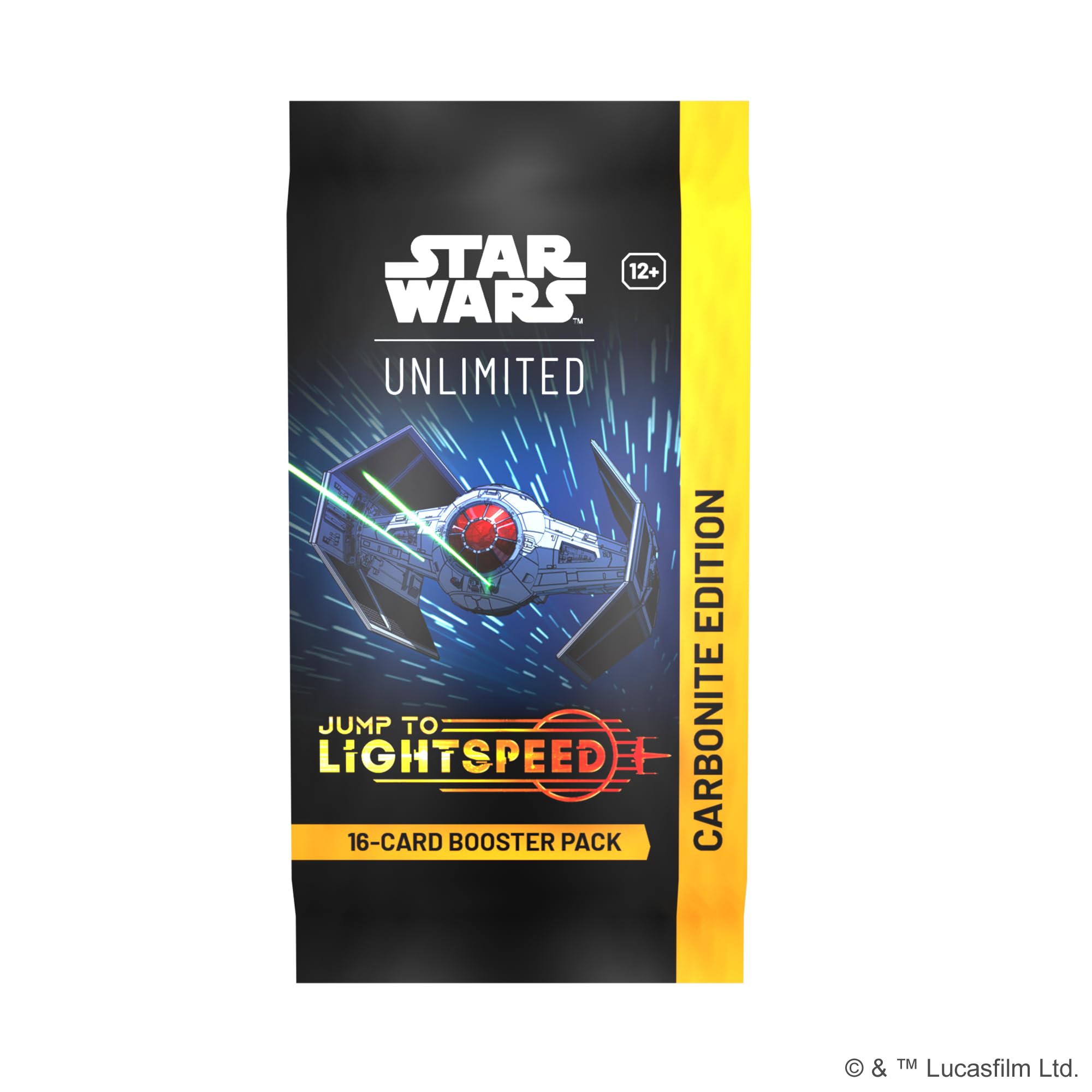 Fantasy Flight Games - Star Wars: Unlimited Trading Card Game - Jump to Lightspeed Carbonite BOOSTER PACK - For Kids and Adults, Ages 12+, 2+ Players, 20 Minute Playtime