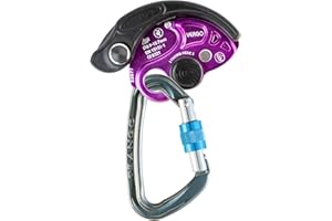 TRANGO Vergo Belay Device - Rock Climbing, Rappelling Protection, (8.9-10.7 mm Ropes)
