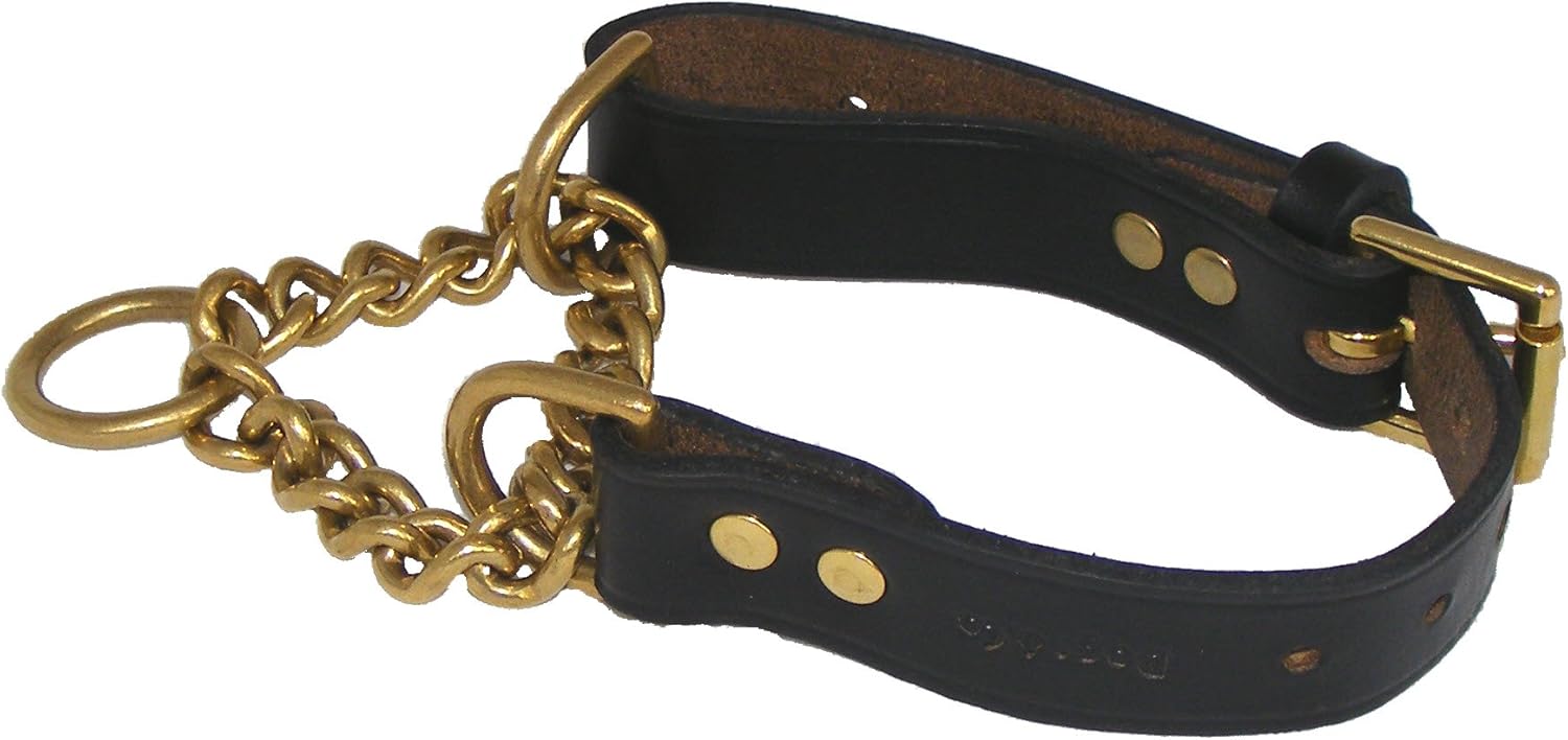 Rolled Leather Half Check Dog Collar Uk at Boyd Butler blog