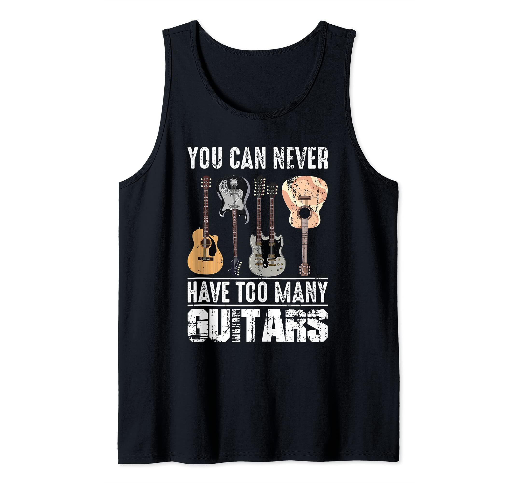 Funny Acoustic Guitarist Musical Instrument Electric Guitar Tank Top