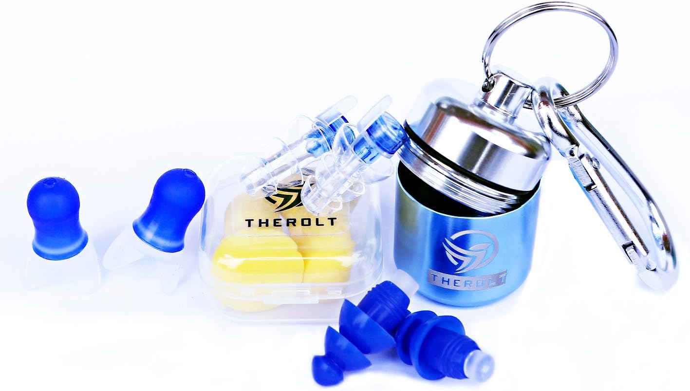 Professional Noise Cancelling Ear Plugs New for 2018 Cancel Out Loud Music- Best Choice for Musicians Earplugs. High Fidelity Ear Plugs for Travel, Sleeping, Swimming & Isolate Industrial Sounds