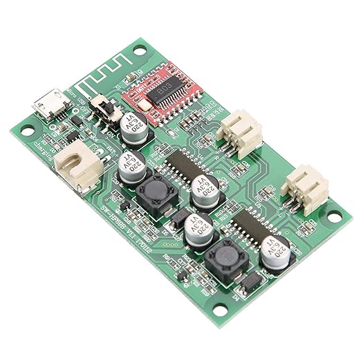Audio amplifier card, dualchannel Bluetooth amplifier card 2x6W DC 5V