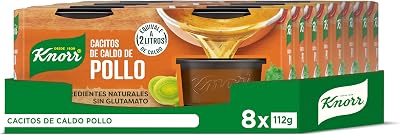 - Cacitos de caldo pollo, 112g, pack de 8