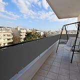 KAHEIGN 0.9x5m Balcony Privacy Screen 200g HDPE 95% UV Block Patio Fence Cover view 5
