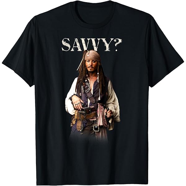 Pirates of The Caribbean ジャック スパロウ Tシャツ★ Amazon.com: Pirates of The Caribbean - Jack Sparrow T-Shirt