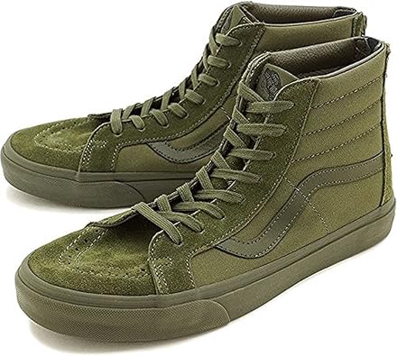 vans sk8 hi reissue zip mono ivy green