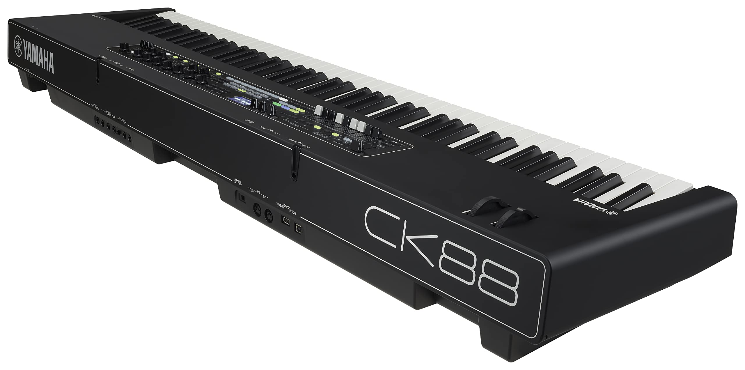 Yamaha CK Stage Keyboard, Expressive Sound, Intuitive Controls with Built-in Speakers, Black (CK88)