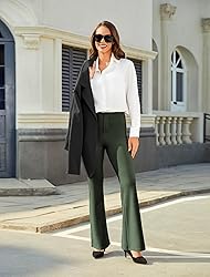 DLOODA Womens Bootcut Dress Pants Business Casual