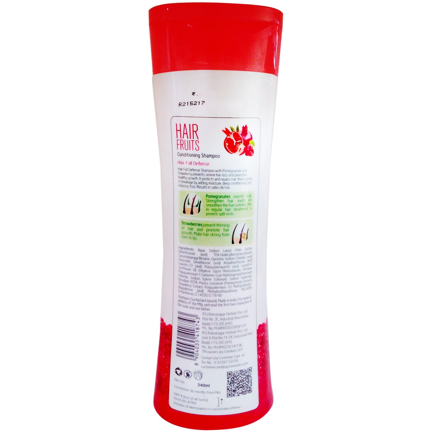 Buy Joy Conditioning Shampoo Hair Fall Defense 340ml Bottle