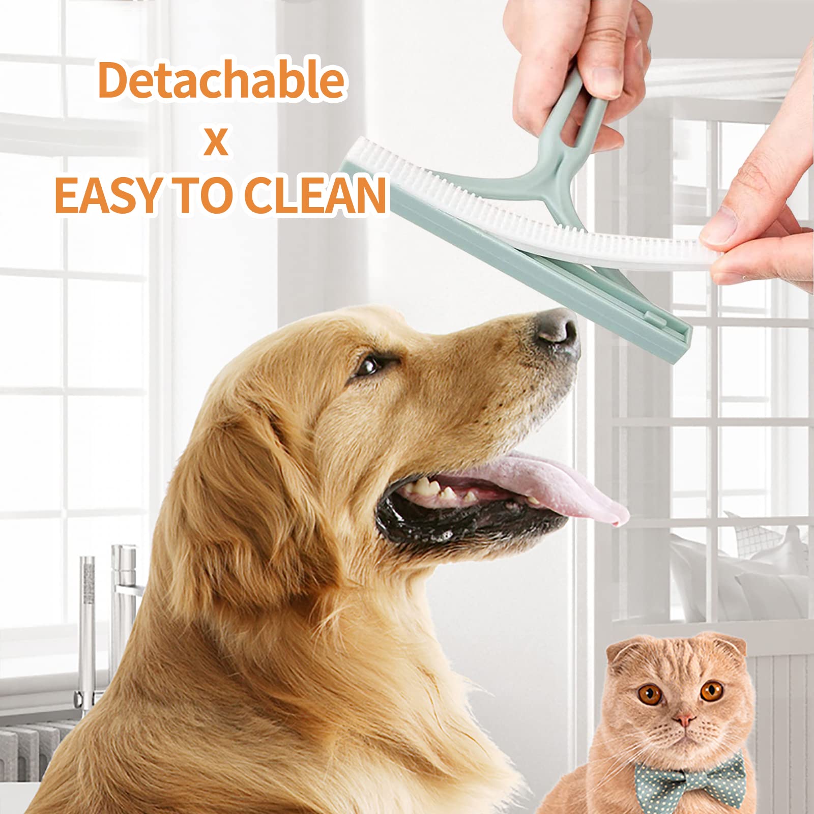 GoTravel2 Pet Hair Remover - Special Dog Hair Remover Multi Fabric Edge and Carpet Scraper - Pet Hair Remover for Couch, Furniture Carpet, Car, Clothes & Bedding(3 PCS)