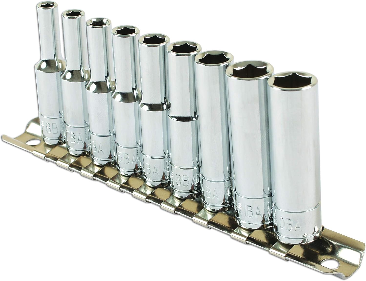 Laser 6196 BA Deep Socket Set 1/4"D 9pc, Variety Pack - Image 4