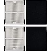 Idylis Air Purifier Filter A - 2 Pack HEPA & Carbon Filter Set for Idylis IAP-10-100, IAP-10-150, AC-2119, Model IAF-H-100A
