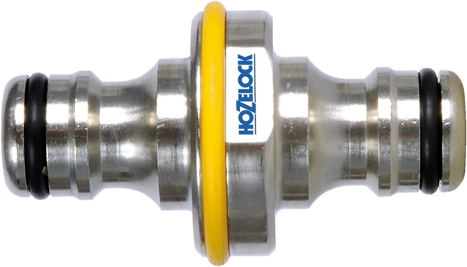 Hozelock Pro Metal Double Male Hose End Connector & AquaStop Connector PLUS (12.5mm & 15mm) - Image 3