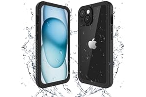 Lanenas for iPhone 15 Case, Waterproof Case with Built-in Screen Protector, Full Body Dustproof Shockproof Heavy Duty Tough R