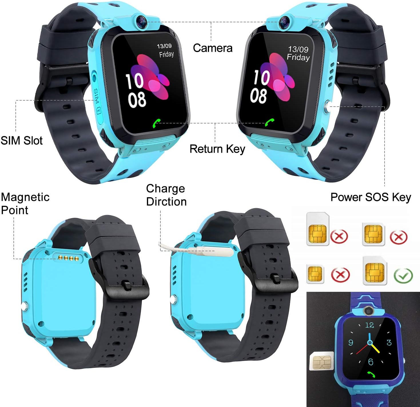 bhdlovely children's smartwatch