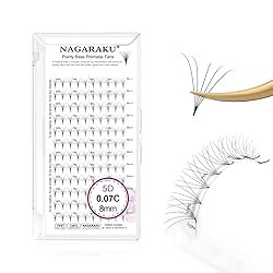 NAGARAKU Premade Fans Eyelash Extensions Premade