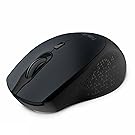 2.4G Wireless Mouse HAVIT 2000DPI Optical Mini Portable Mobile with USB Receiver, 3 Adjustable DPI Levels, 4 Buttons for Notebook, PC, Laptop, Computer, Macbook - Black