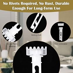 Tyqour 12 Pcs Vertical Blind Carrier Gear and