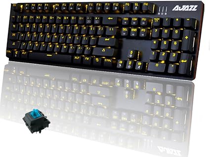 Amazon Barchency ゲーミングキーボード 青軸 Pubg Ledバックライト 英語配列 104キー 黒 Usb有線 Barchency ゲーミングキーボード 通販