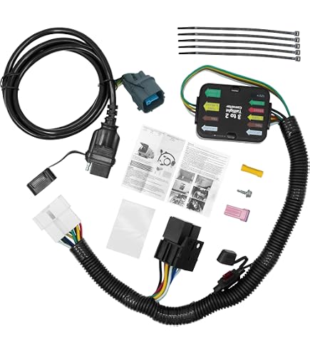 Amazon.com: Tekonsha T-One® T-Connector Harness, 4-Way Flat