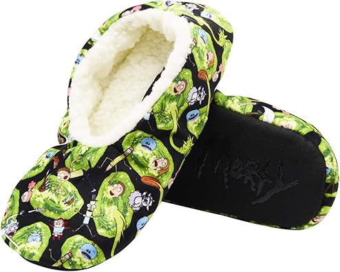 rick and morty slippers