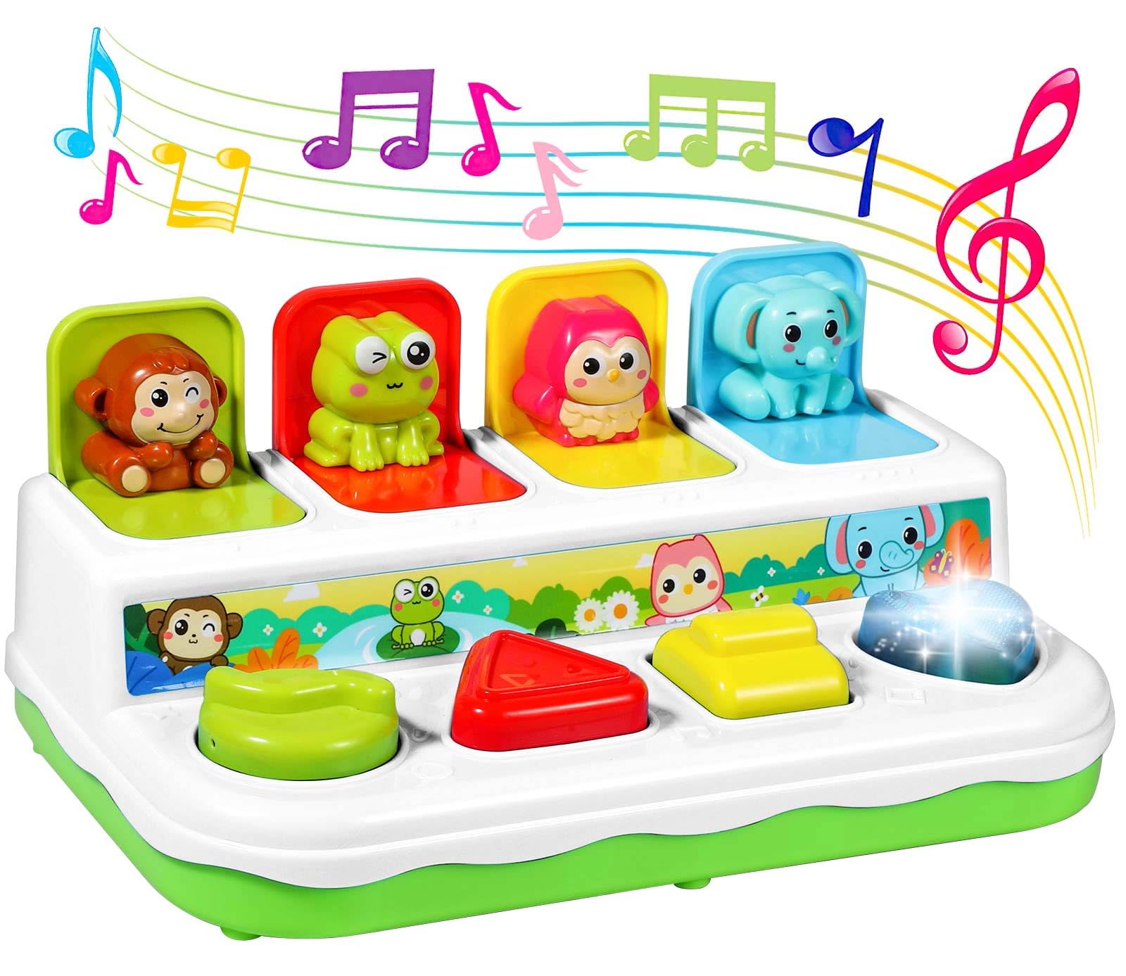 Photo 1 of AINOI Baby Toys 6 to 18 Months, Preschool Early Learning Cause and Effect Interactive Infant Toys, Light Musical Pop Up Toys for Kids Toddlers 1-3 Years Old Boys Girls Gifts