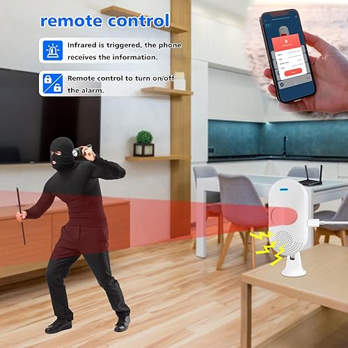 Smart PIR Motion Sensors: WiFi Motion Detector with App