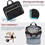 NEWHEY Laptop Bag Briefcase for Women 17.3 inch Laptop Organizer Messenger Bag view 5