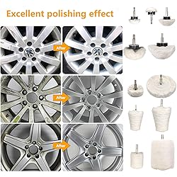 Tworider 11 pcs Buffing Wheel for Drill, Buffing