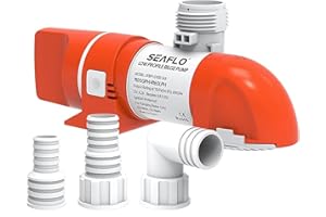 SEAFLO 14A Series Narrow Low Profile Water Level Sensing Automatic Bilge Pump (1100 GPH, 12V)