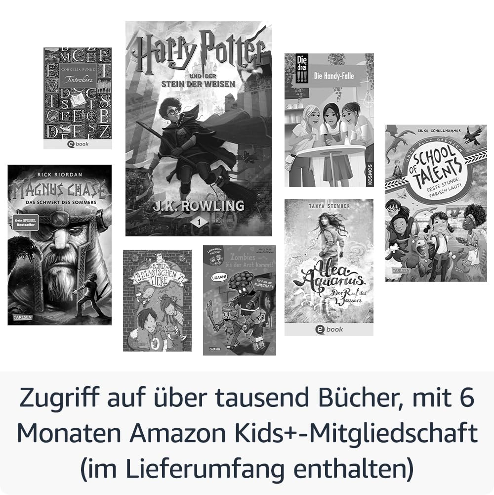 Amazon Kindle Paperwhite Kids (neueste Generation) – Größeres, blendfreies 7-Zoll-Display – Mit Kindle lesen Kinder durchschnittlich mehr als mehr als 45 Minuten – 16 GB – Tiefsee-Design 3