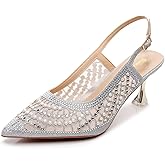 VenusCelia Women's Charming Lady Slingback Pump Shoe
