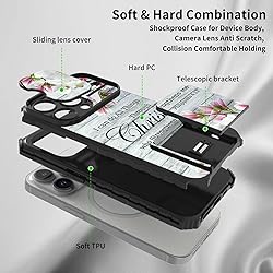 Rossy for iPhone 15 Pro Phone Case 2023 with Slide
