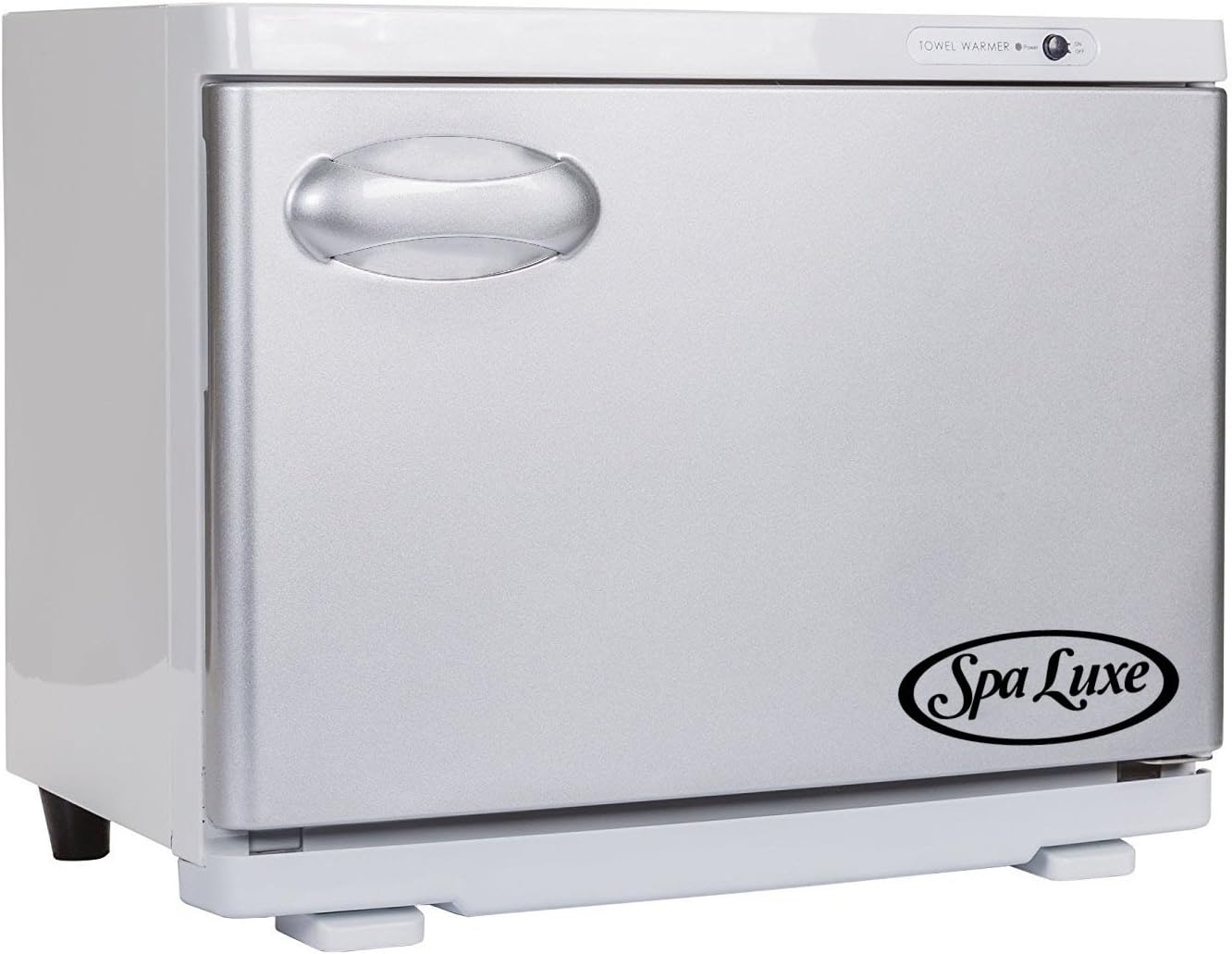 Spa Luxe SL18FSB - Hot Towel Cabinet Towel Warmer with UV (UL approved) (Silver/White)