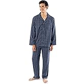 Fruit of the Loom mens Flannel Pajama Sleep Set