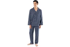 Fruit of the Loom mens Flannel Pajama Sleep Set