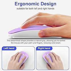 Bluetooth Wireless Mouse Rechargeable Silent Mouse