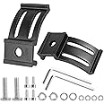 LTEODCHEW LED Light Bar Mounting Brackets 2PCS, Adjustable Bottom Mount Bracket Kits for LED Pod Lights Cubes Off Road Light Bar