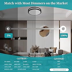 GOZIG 12Inch 3800LM Flush Mount LED Ceiling Light