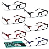 Boost Eyewear Reading Glasses, 6 Pairs with Spring