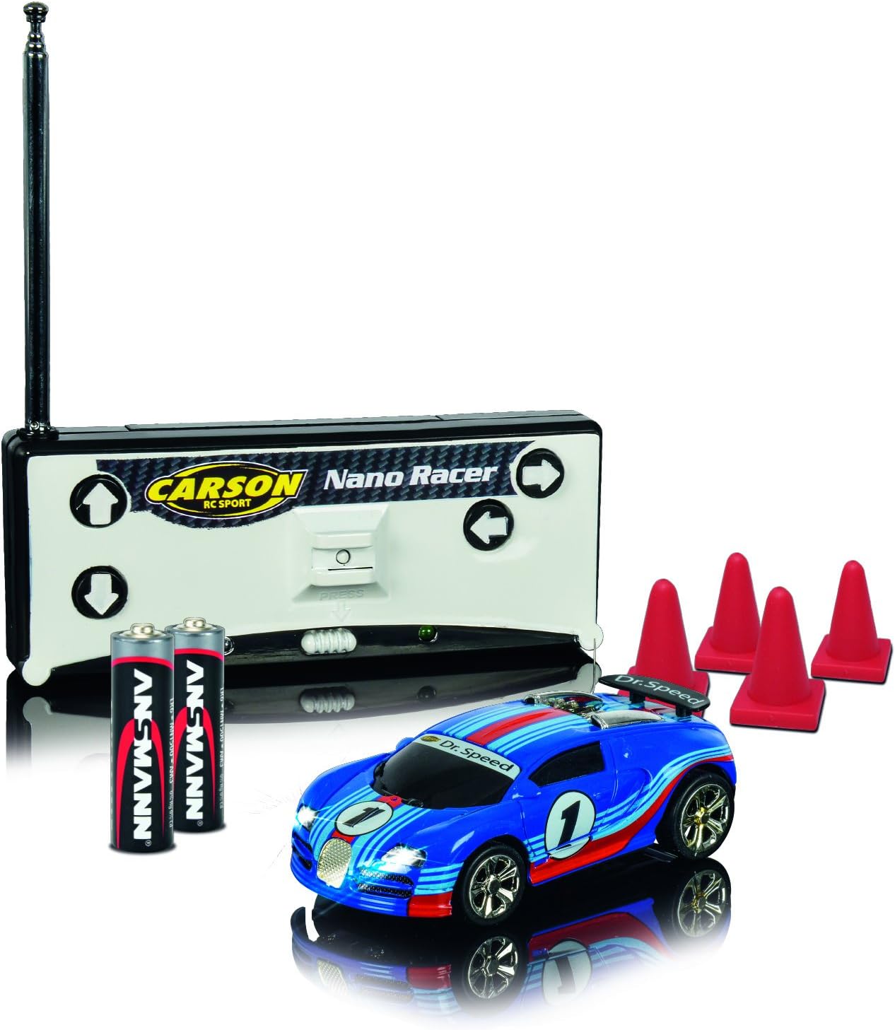 Carson 500404113 1: 60 Nano Racer Classic Boss 100% RTR