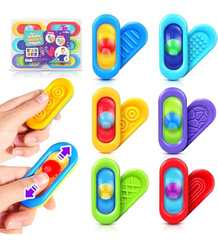 Fidget Toys Sensory Stones, stressvermindering voor volwassenen, sensorisch speelgoed, stresskalmerend speelgoed voor stress, angst, adhs en autisme, 24 stuks
