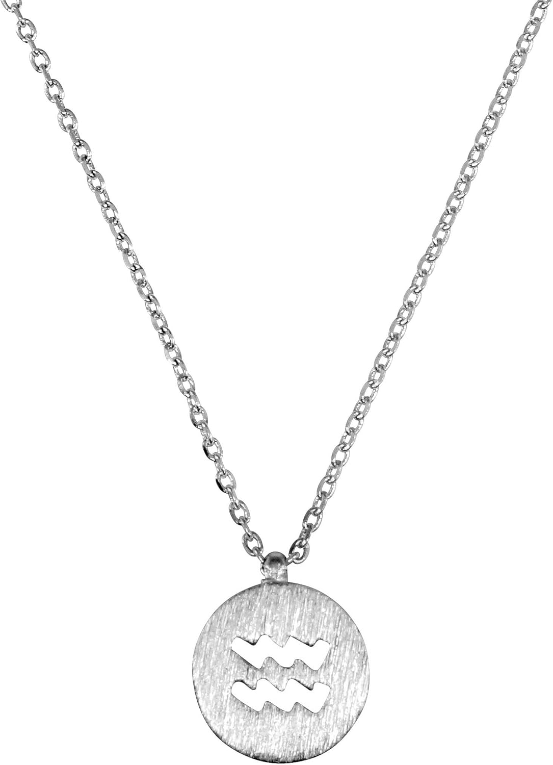 Aquarius Zodiac Necklace Dainty Aquarius Necklace Zodiac